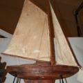 SOLD - Rustic Pond Sailboat