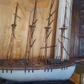 Rare antique 4 masted ship model of great size