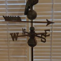 Antique copper Eagle weathervane with directionals