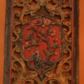 Handcarved Wooden Asian Panel - Set of 4