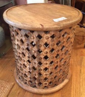 Decorative hand carved occasional table