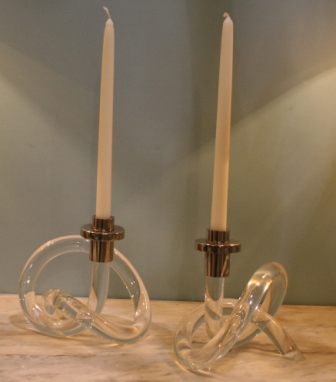Lucite Candle Holders.JPG
