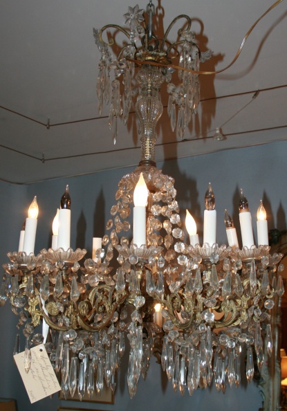 Tiered Crystal Chandelier