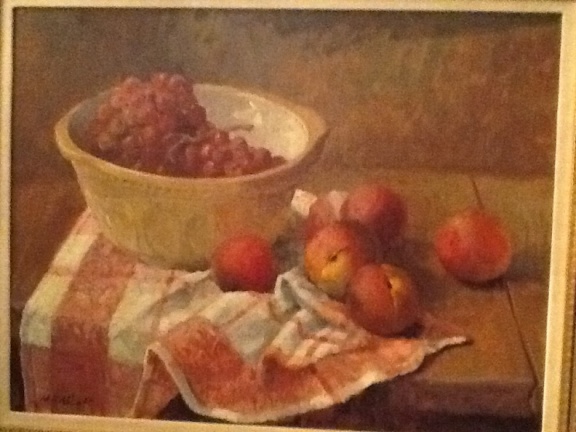 Meredith Brooks Abbott still life oil painting of fruit 