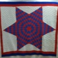 SOLD - Red, White and Blue Star Quilt