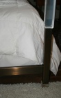 Charles Hollis Jones, Rare, 60s - 70s, Authenticated Four Post King Sized Lucite Bed - Detail