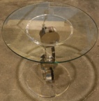 SOLD - Mid century Lucite Occasional Table