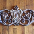 Antique cast iron architectural element