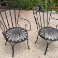 Francois Carre Chairs - Pair