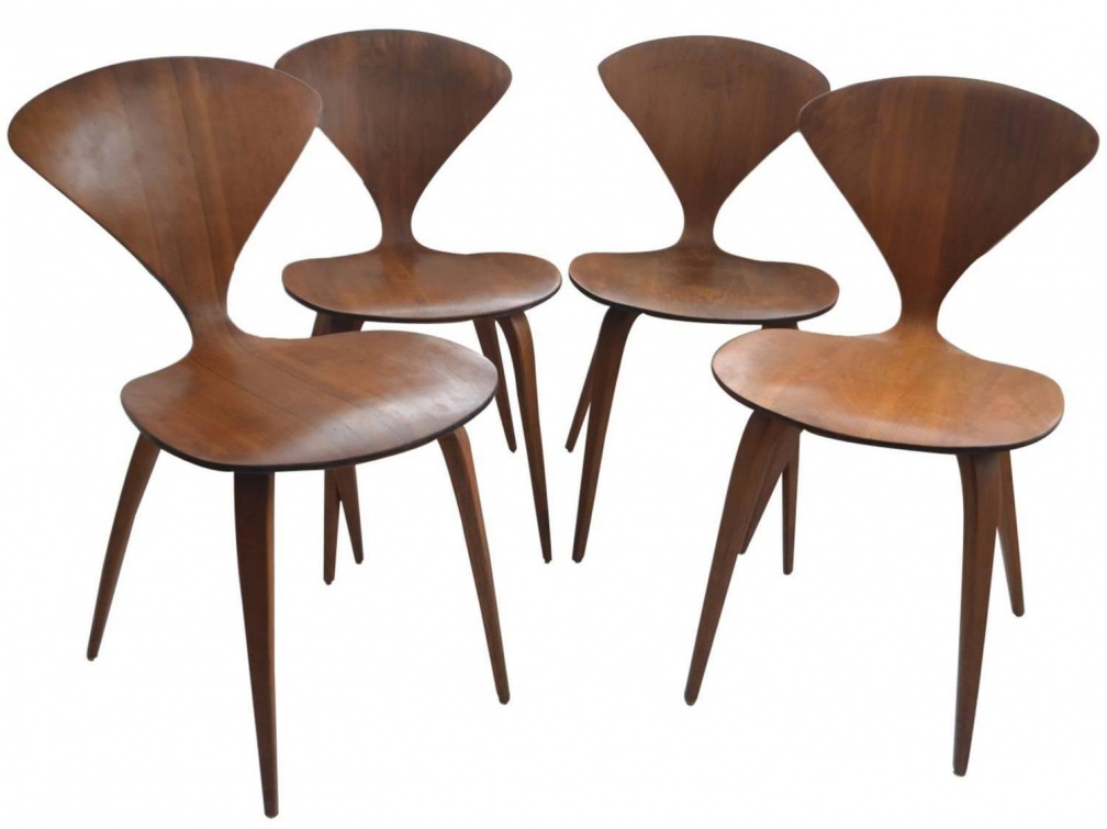 SOLD - Norman Cherner Chairs - 4 of the Set of 6